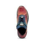 Mauri 8900/2 Alligator Sneakers Multi Toffee/ Ruby Red/ Indigo Blue