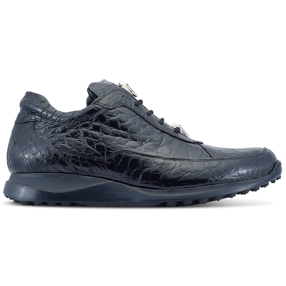 Mauri 8900/2 Alligator Sneakers Solid Black