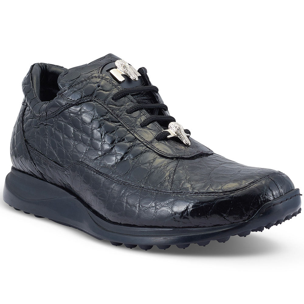 Mauri 8900/2 Alligator Sneakers Solid Black