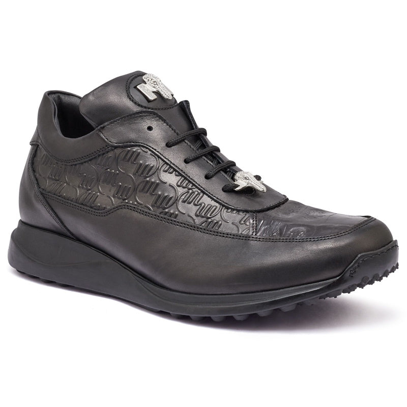 Mauri 8900-2 Classic Crocodile & Calfskin Black