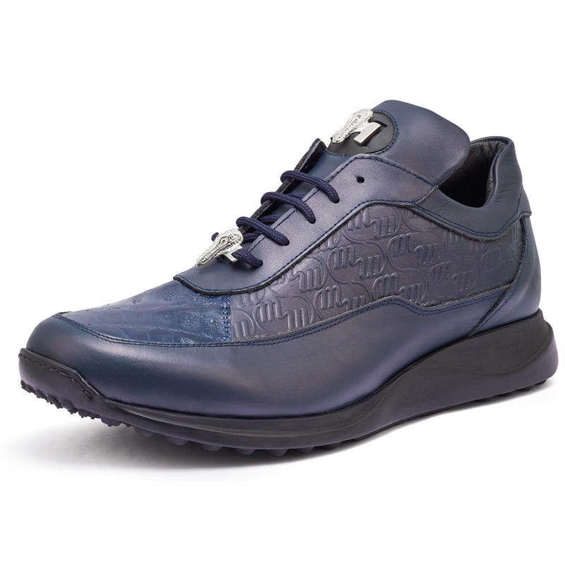 Mauri 8900-2 Classic Crocodile & Calfskin Wonder Blue
