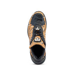 Mauri 8900/2 Calfskin / Baby Croco Sneakers Mustard / Black / White