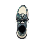 Mauri 8900/2 Calfskin / Baby Crocodile Sneakers Multi Green