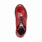 Mauri 8900 2 Python Sneakers Red