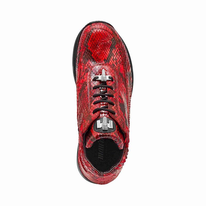 Mauri 8900 2 Python Sneakers Red