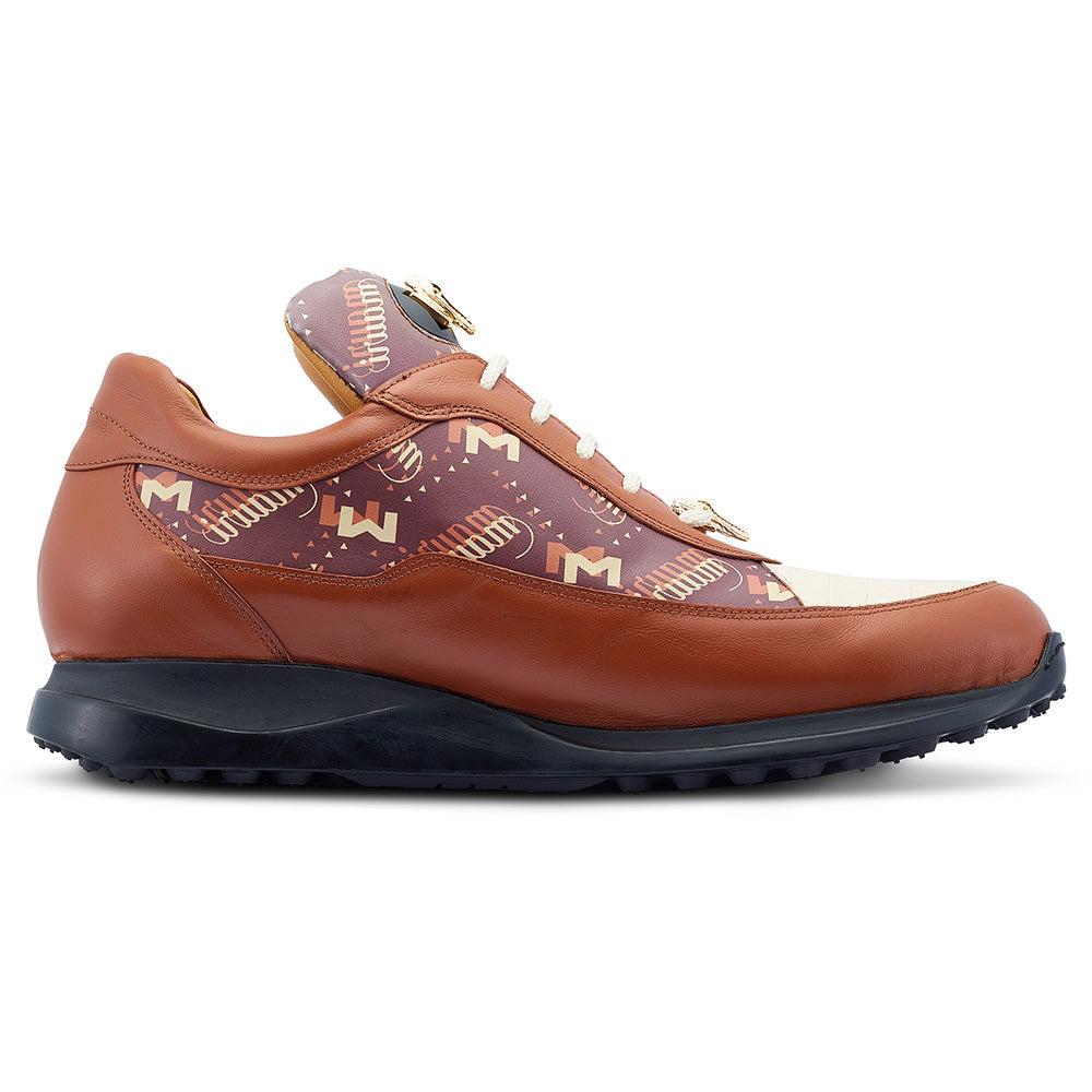Mauri 8900/2 Tag Sneakers Cognac / Cream / M Shade Print Brown