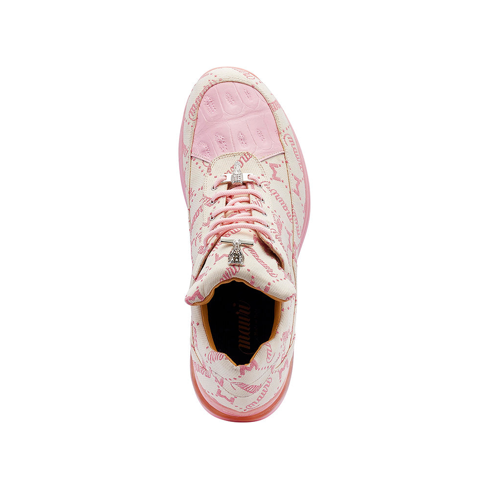 Mauri 8900/8 Mauri Fabric / Baby Crocodile Sneakers Taste of Berry