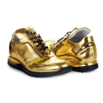 Mauri 8923 Metal Crocodile & Calfskin Sneakers (Special Order)