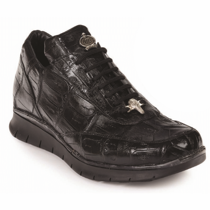 Mauri 8932 Borromini Crocodile Sneakers Black