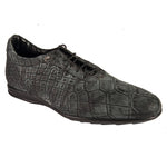 Mauri 9295/4 Body Alligator Shoes Nabuk Black
