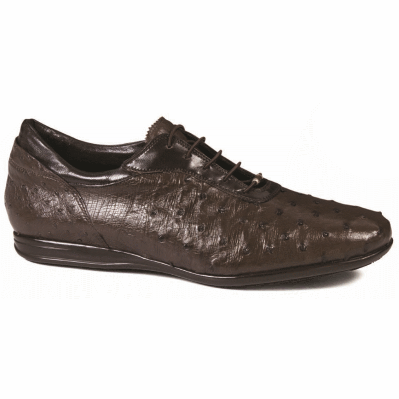 Mauri 9295 Ostrich Quill Sneakers Brown
