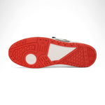 Mauri Abstract 8435 Nappa/Baby Crocodile/Double M Fabric Sneakers Hunter Green/White/Red/Beige