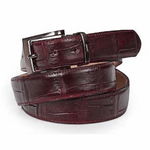 Mauri Alligator Belt Burgundy