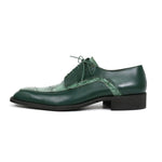 Mauri Arsenal 4642/9 Calfskin/Alligator Shoes Hunter Green