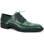 Mauri Arsenal 4642/9 Calfskin/Alligator Shoes Hunter Green