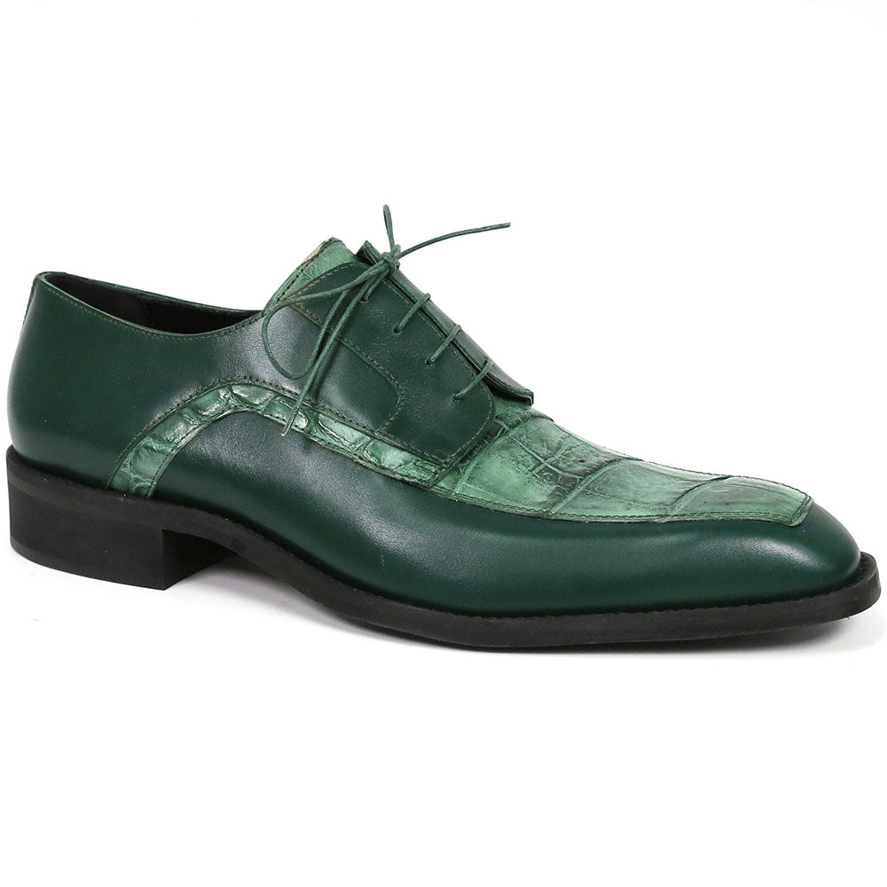 Mauri Arsenal 4642/9 Calfskin/Alligator Shoes Hunter Green