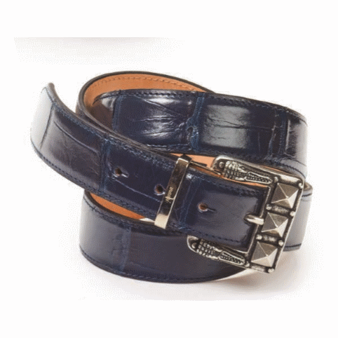 Mauri Body Alligator Belt Wonder Blue