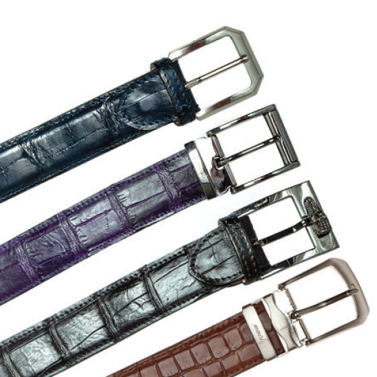 Mauri Body Alligator Hand Painted Belt