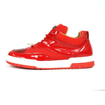 Mauri Breeze 8498/1 Patent/Baby Crocodile/Mesh Fabric/Nappa Sneakers Red