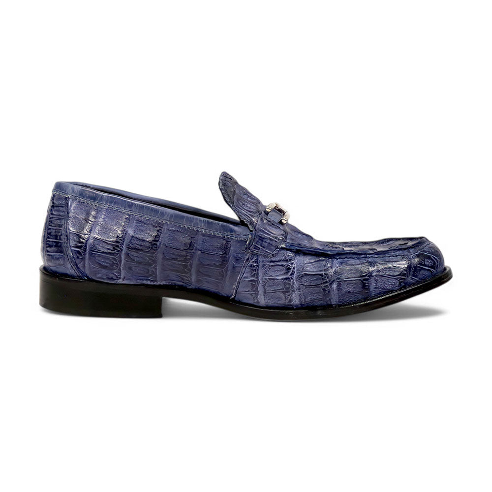 Mauri Chapel 1028/3 Hornback Bit Loafers Wonder Blue