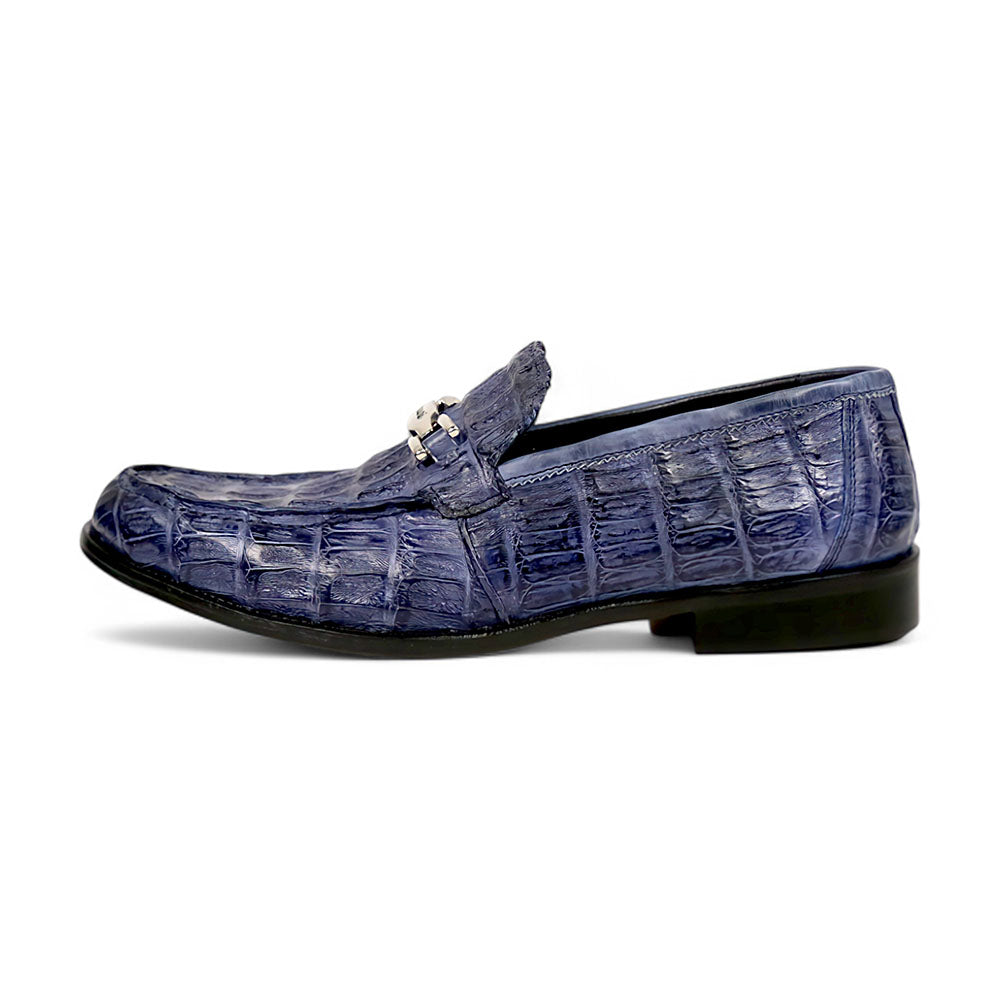 Mauri Chapel 1028/3 Hornback Bit Loafers Wonder Blue