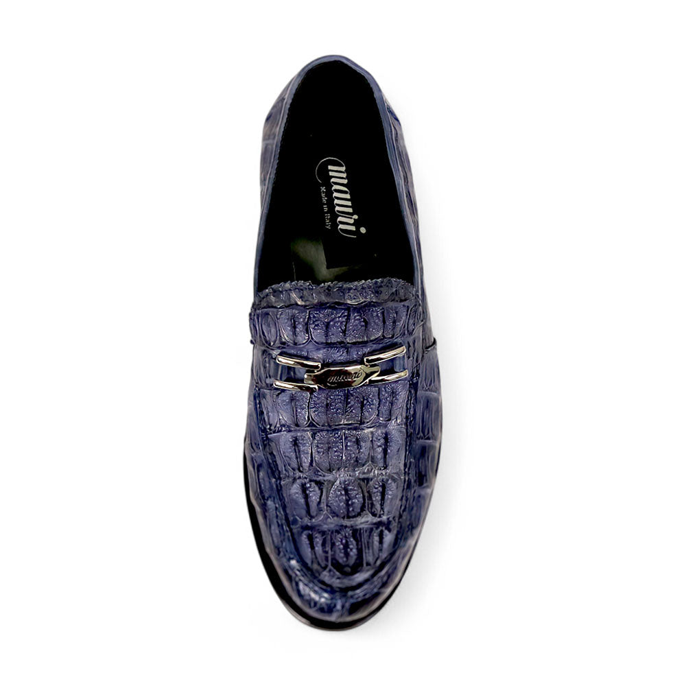 Mauri Chapel 1028/3 Hornback Bit Loafers Wonder Blue
