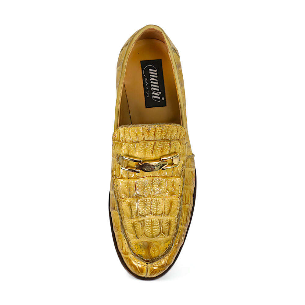 Mauri Chapel 1028/3 Hornback Bit Loafers Yellow Pepper
