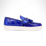 Mauri Chill 8800/1 Alligator/Calfskin Loafers Royal Blue