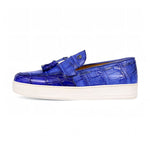 Mauri Chill 8800/1 Alligator/Calfskin Loafers Royal Blue