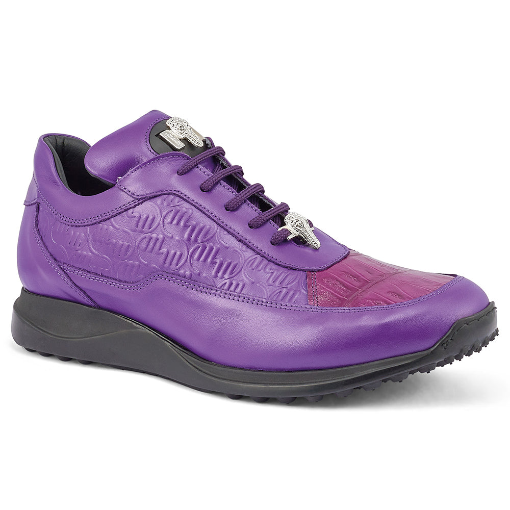 Mauri Classic 8900/2 Nappa / Baby Croc Sneakers New Grape