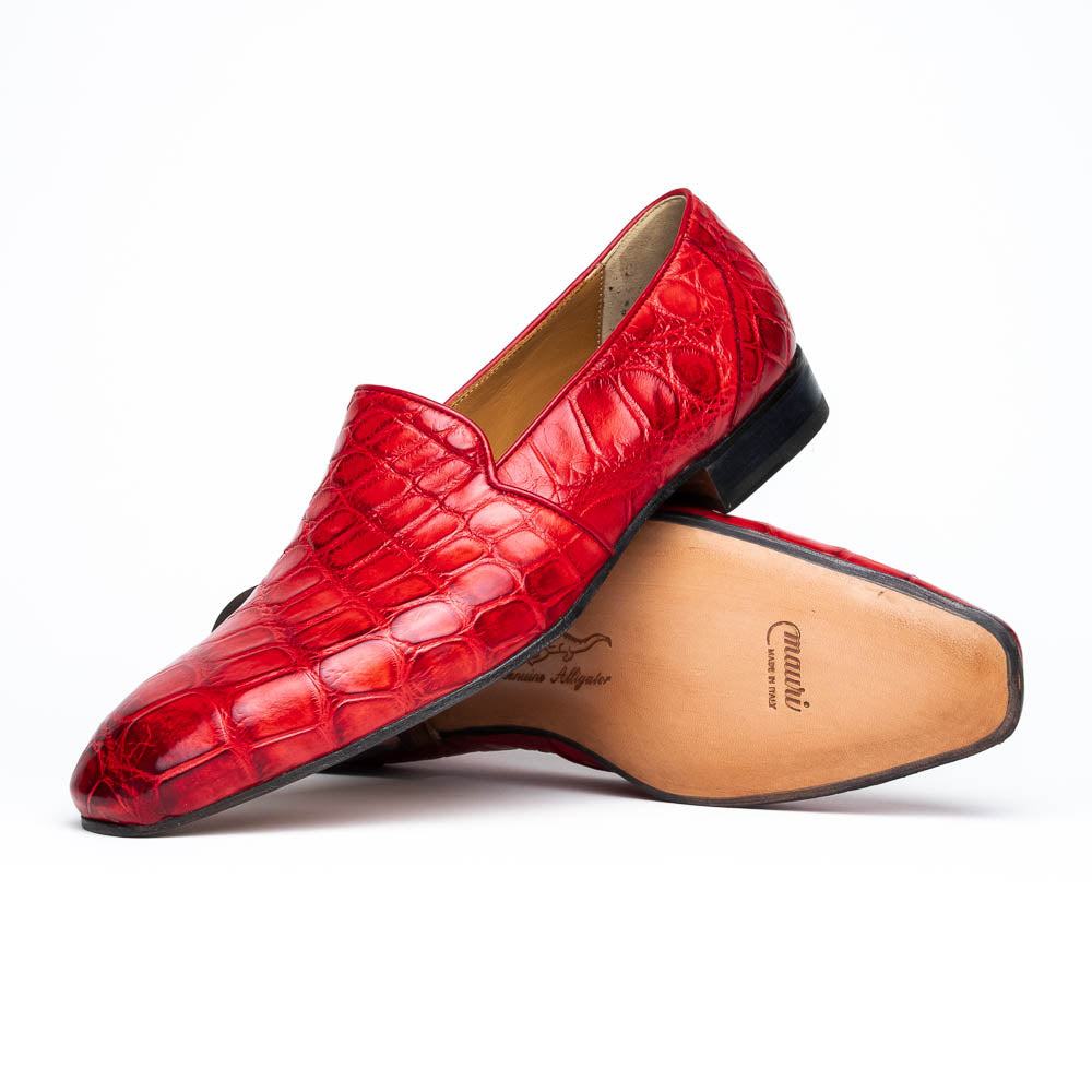red gator dress shoes Marco di Milano Genuine Caiman Crocodile & Lizard Dress Shoe