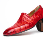 Mauri 4440 Alligator Loafers Red (Special Order)