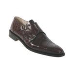 Mauri 4490 Double Monk Strap Alligator Shoes Land