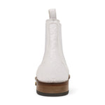 Mauri Ebony 1092/3 Alligator/Calfskin Boots White