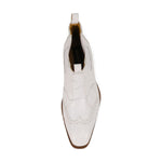 Mauri Ebony 1092/3 Alligator/Calfskin Boots White