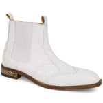 Mauri Ebony 1092/3 Alligator/Calfskin Boots White
