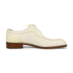 Mauri Gentleman 3251 Goatskin/Alligator Shoes Cream