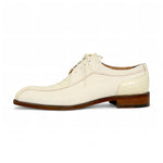 Mauri Gentleman 3251 Goatskin/Alligator Shoes Cream