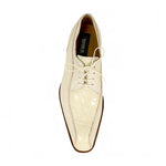 Mauri Gentleman 3251 Goatskin/Alligator Shoes Cream
