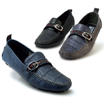 Mauri Golden Touch 9272 Calfskin & Crocodile Driving Shoes