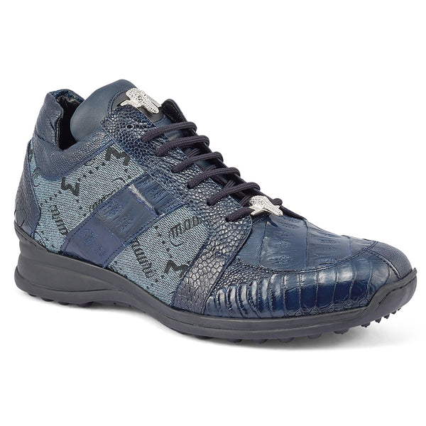 mauri Mauri Graffiti 8425 Ostrich Leg / Baby Croc / Mauri Fabric & Nappa