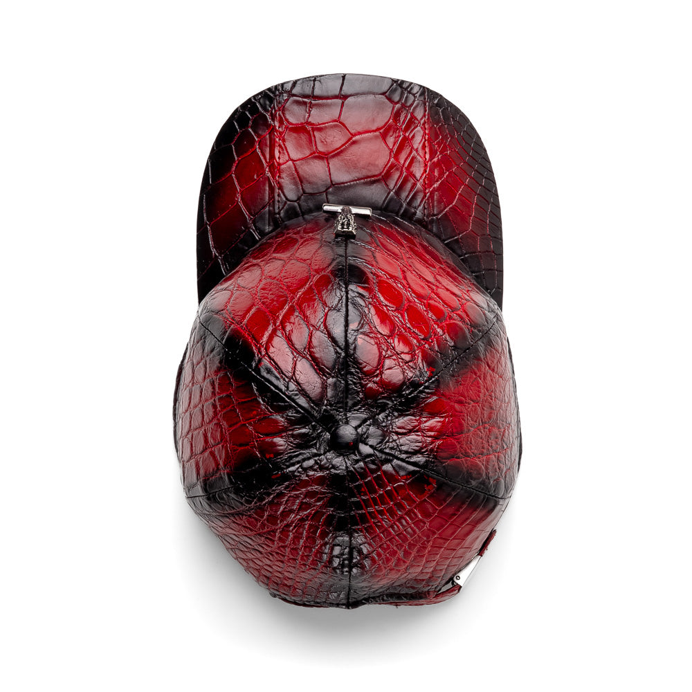 Mauri H65 Alligator Hat Red/ Dirty Black