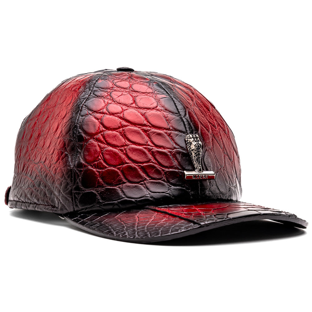 Mauri H 65 Alligator Hat Red/ Dirty Black