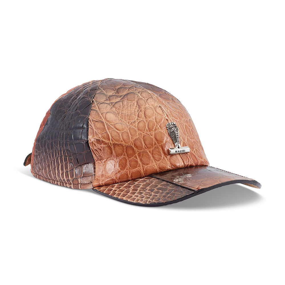 Mauri H65 Alligator Hat Multi Brown