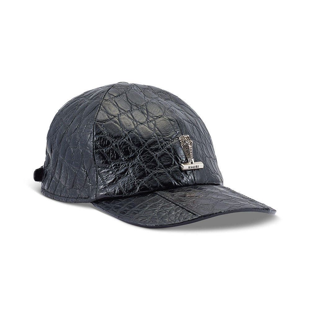 Mauri H65 Alligator Hat Solid Black