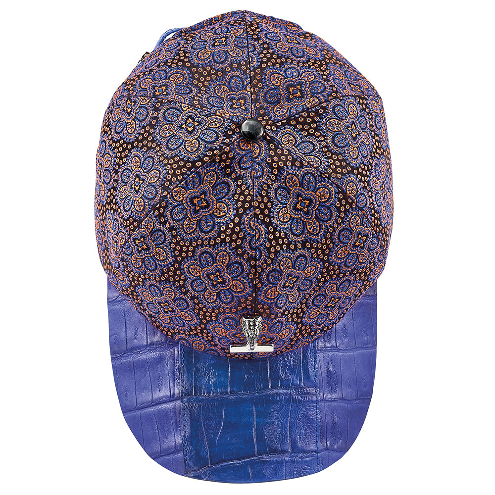 Mauri H65 Baby Croc & Matahari Fabric Hat Black / Blue / Orange