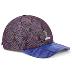 Mauri H65 Baby Croc & Matahari Fabric Hat Black / Blue / Orange