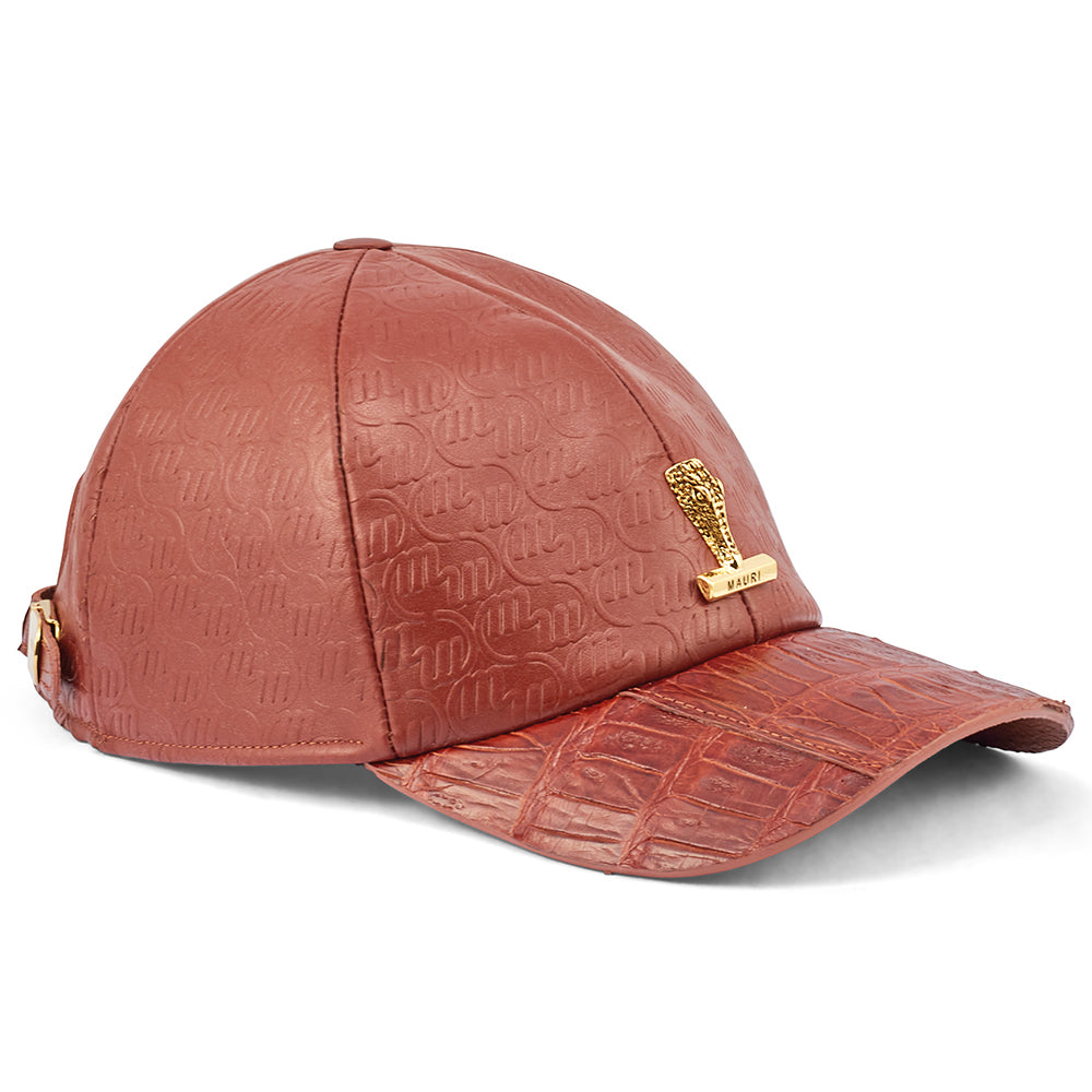 Mauri H65 Baby Croc & Nappa Hat Gold