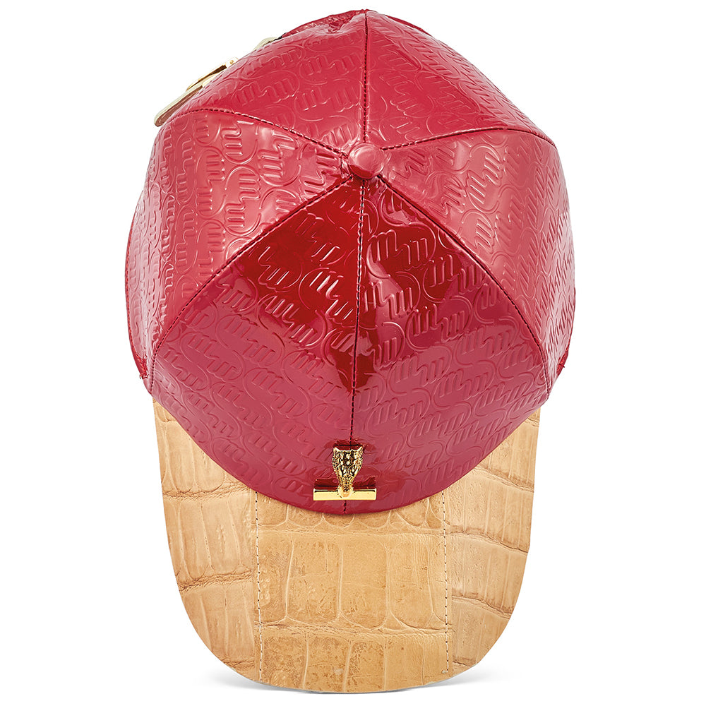 Mauri H65 Baby Croc & Patent Embossed Hat Raspberry / Champagne