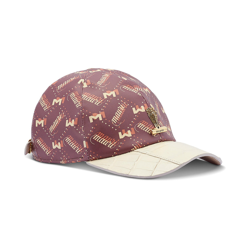 Mauri H65 Baby Croc / Nappa Hat Cream / M Shade Print Brown